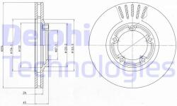 DELPHI Disc frana DELPHI BG4098 (BG4098)