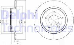 DELPHI Disc frana DELPHI BG3930 (BG3930) - automobilus