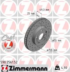 ZIMMERMANN Disc frana ZIMMERMANN SPORT Z 590.2561. 52 (590.2561.52)