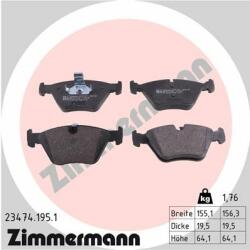 ZIMMERMANN set placute frana, frana disc ZIMMERMANN 23474.195. 1 (23474.195.1)