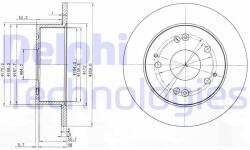 DELPHI Disc frana DELPHI BG3745 (BG3745)