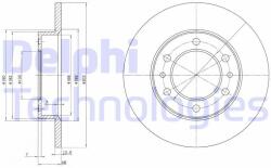 DELPHI Disc frana DELPHI BG2325