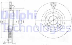 DELPHI Disc frana DELPHI BG3829 (BG3829)