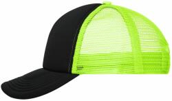 Daiber Șapcă 5 panele MB070 - Neagră / neon galbenă | uni (MB070-1792801)