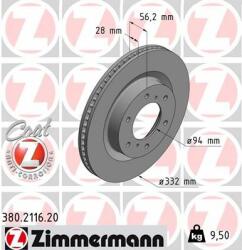 ZIMMERMANN Disc frana ZIMMERMANN COAT Z 380.2116. 20 (380.2116.20)