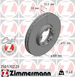 ZIMMERMANN Disc frana ZIMMERMANN COAT Z 250.5702. 20 (250.5702.20)