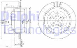 DELPHI Disc frana DELPHI BG3154 (BG3154)