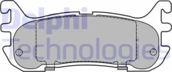 DELPHI set placute frana, frana disc DELPHI LP1452 (LP1452)