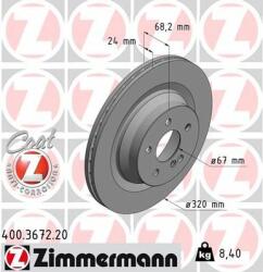 ZIMMERMANN Disc frana ZIMMERMANN 400.3672. 20