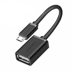 Ugreen Adaptor OTG Micro USB Tata la USB Mama, Ugreen 10396, 12 cm, Negru (10396-UGREEN)
