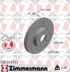 ZIMMERMANN Disc frana ZIMMERMANN SPORT Z 530.2457. 52 (530.2457.52)