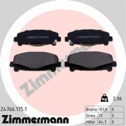 ZIMMERMANN set placute frana, frana disc ZIMMERMANN 24766.175. 1