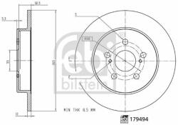 Febi Bilstein Disc frana FEBI BILSTEIN 179494 (179494) - automobilus