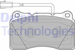 DELPHI set placute frana, frana disc DELPHI LP2221 (LP2221)