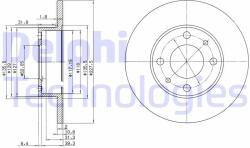 DELPHI Disc frana DELPHI BG2147 (BG2147) - automobilus