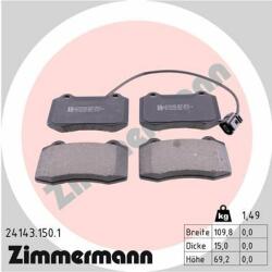 ZIMMERMANN set placute frana, frana disc ZIMMERMANN 24143.150. 1