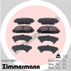 ZIMMERMANN set placute frana, frana disc ZIMMERMANN 24347.180. 1 (24347.180.1)
