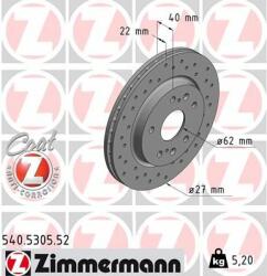 ZIMMERMANN Disc frana ZIMMERMANN SPORT Z 540.5305. 52 (540.5305.52)