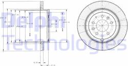 DELPHI Disc frana DELPHI BG4336 (BG4336)