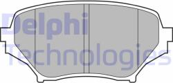 DELPHI set placute frana, frana disc DELPHI LP2026 (LP2026)