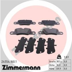 ZIMMERMANN set placute frana, frana disc ZIMMERMANN 24554.160. 1 (24554.160.1)