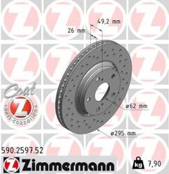 ZIMMERMANN Disc frana ZIMMERMANN 590.2597. 52