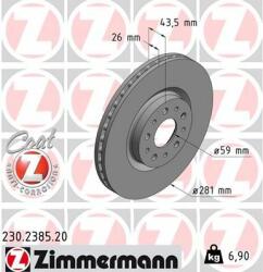ZIMMERMANN Disc frana ZIMMERMANN COAT Z 230.2385. 20 (230.2385.20)