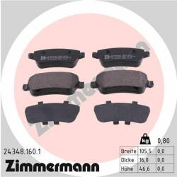 ZIMMERMANN set placute frana, frana disc ZIMMERMANN 24348.160. 1