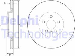 DELPHI Disc frana DELPHI BG4786C (BG4786C) - automobilus