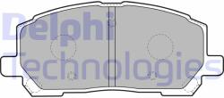 DELPHI set placute frana, frana disc DELPHI LP1908 (LP1908)