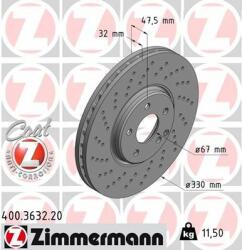 ZIMMERMANN Disc frana ZIMMERMANN COAT Z 400.3632. 20 (400.3632.20)