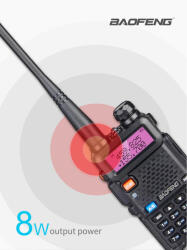 Baofeng Statie radio portabila Baofeng UV-5R 8W, 136 - 174 MHz / 400-520 Mhz