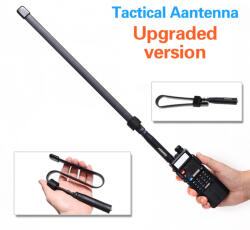 Abbree Antena tactical ABBREE 48 cm pentru statie Baofeng UV-5R UV-82 888’s etc