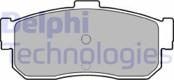 DELPHI set placute frana, frana disc DELPHI LP971 (LP971)