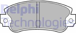 DELPHI set placute frana, frana disc DELPHI LP509 (LP509)