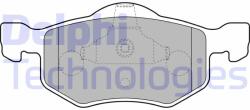 DELPHI set placute frana, frana disc DELPHI LP1900 (LP1900)