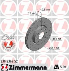 ZIMMERMANN Disc frana ZIMMERMANN SPORT Z 230.2369. 52 (230.2369.52)