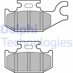 DELPHI set placute frana, frana disc DELPHI LP3191 (LP3191)