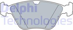 DELPHI set placute frana, frana disc DELPHI LP3517 (LP3517)
