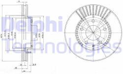 DELPHI Disc frana DELPHI BG3232 (BG3232)