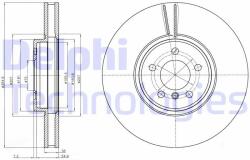 DELPHI Disc frana DELPHI BG9092C (BG9092C) - automobilus