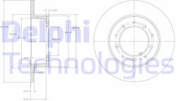 DELPHI Disc frana DELPHI BG2799 (BG2799) - automobilus