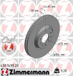 ZIMMERMANN Disc frana ZIMMERMANN COAT Z 430.1499. 20 (430.1499.20)