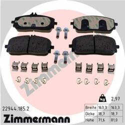 ZIMMERMANN set placute frana, frana disc ZIMMERMANN 22944.185. 2