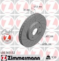 ZIMMERMANN Disc frana ZIMMERMANN SPORT Z 400.3651. 52 (400.3651.52)