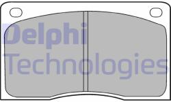 DELPHI set placute frana, frana disc DELPHI LP132 - automobilus