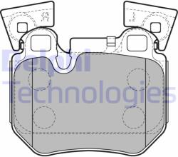 DELPHI set placute frana, frana disc DELPHI LP2121 (LP2121)