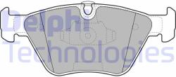 DELPHI set placute frana, frana disc DELPHI LP1962 (LP1962)