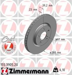 ZIMMERMANN Disc frana ZIMMERMANN COAT Z 155.3905. 20 (155.3905.20)