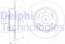 DELPHI Disc frana DELPHI BG4249 (BG4249) - automobilus
